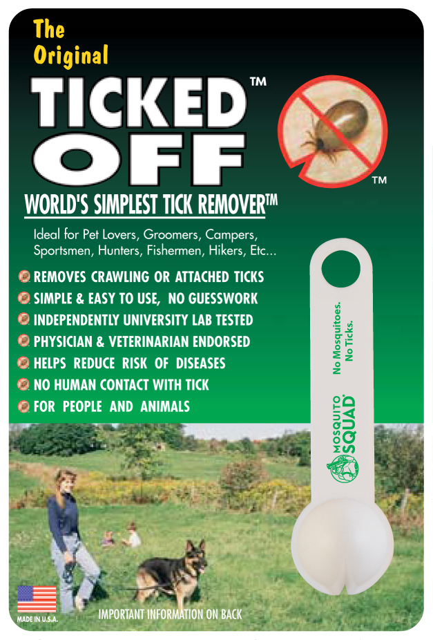 Ticked Off Original 3-Pack Tick Remover Assorted Colors For Safe & Easy Removal 